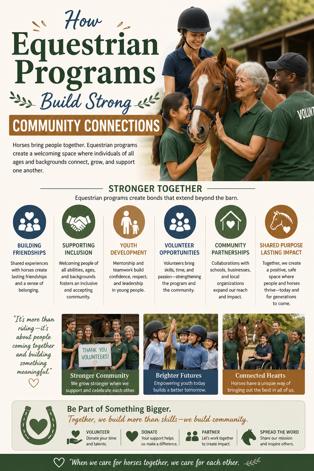 How Equestrian Programs Build Strong Community Connections