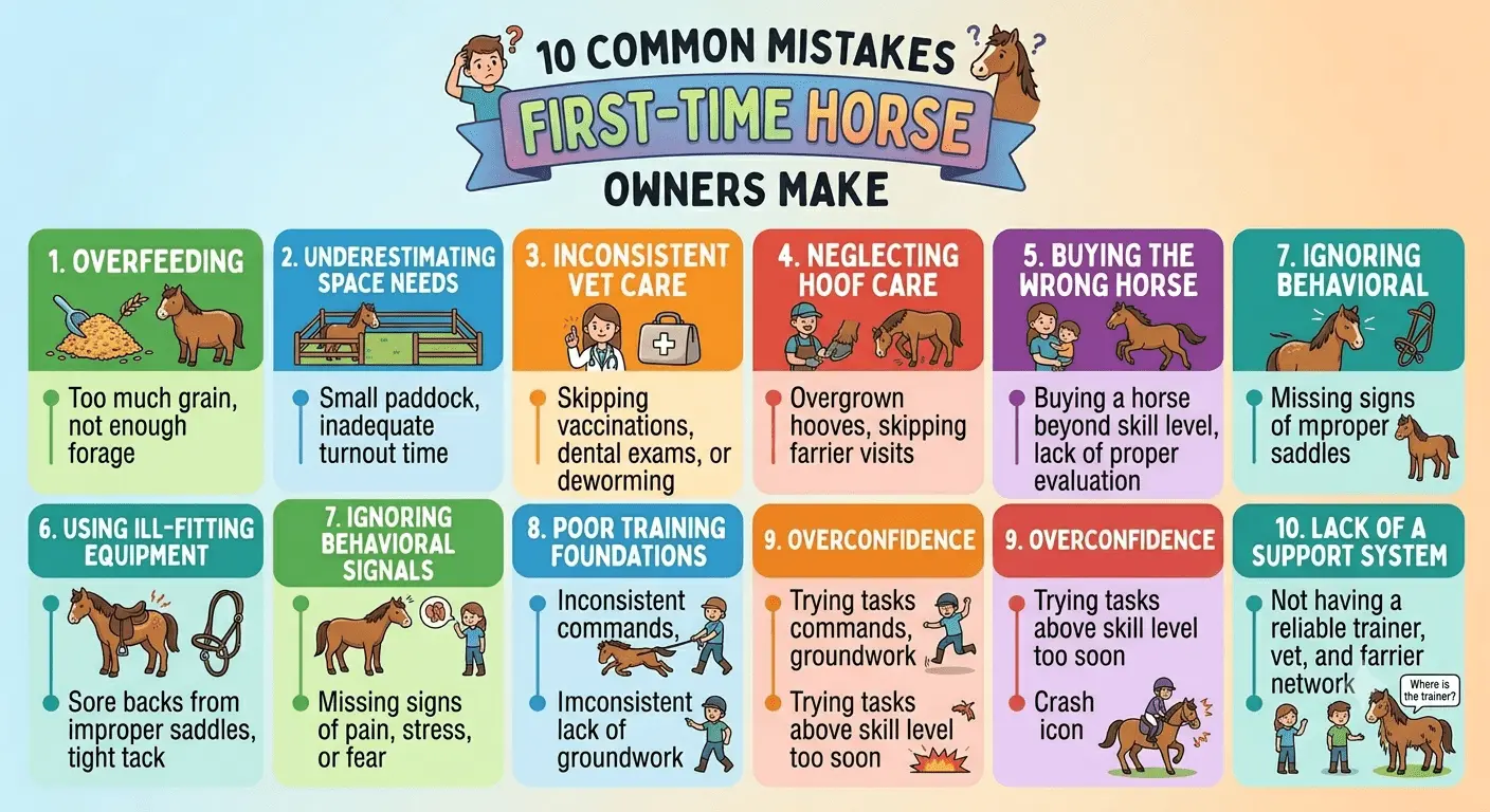 10 Common Mistakes First-Time Horse Owners Make