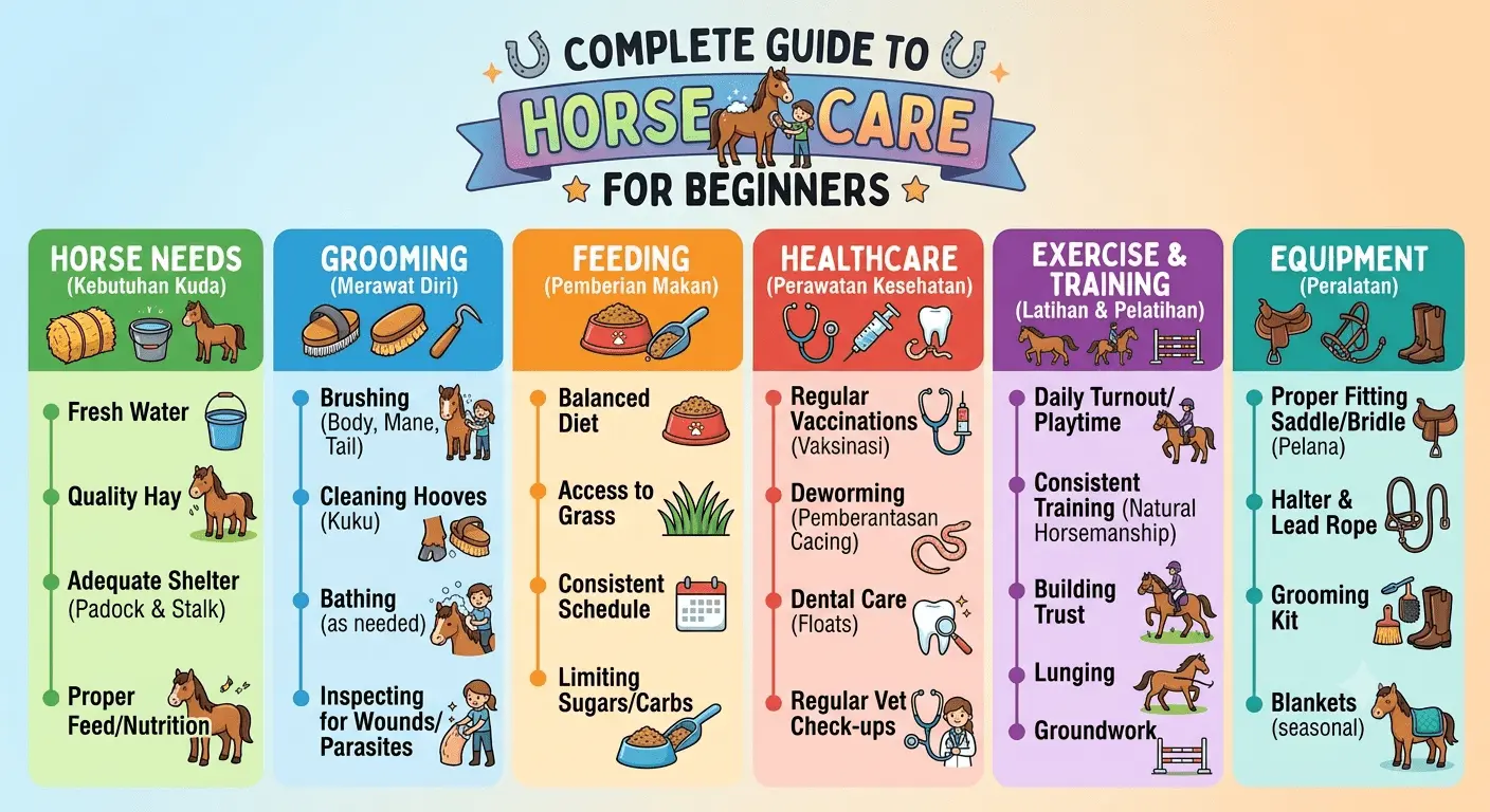 Complete Guide to Horse Care for Beginners