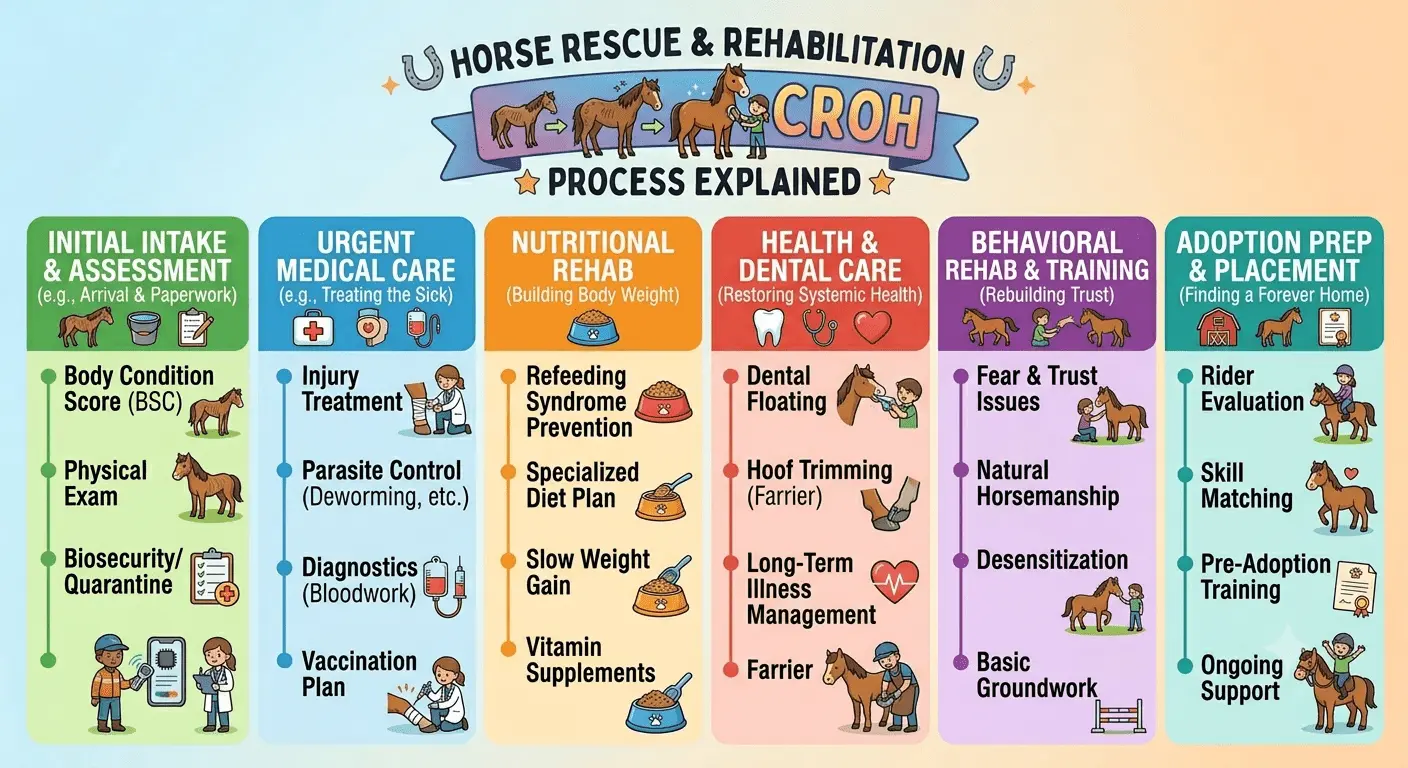 Horse Rescue and Rehabilitation Process Explained Horse Rescue and Rehabilitation Process Explained